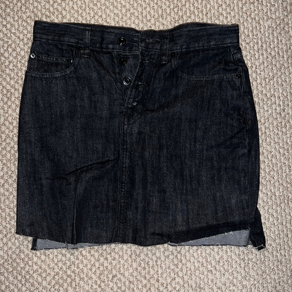 GAP Black Denim Pencil Skirt